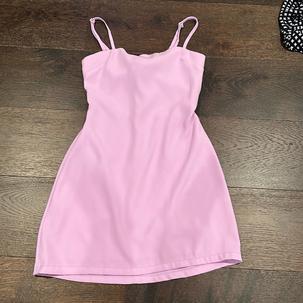 Purple Tieback Revolve Superdown Mini Dress